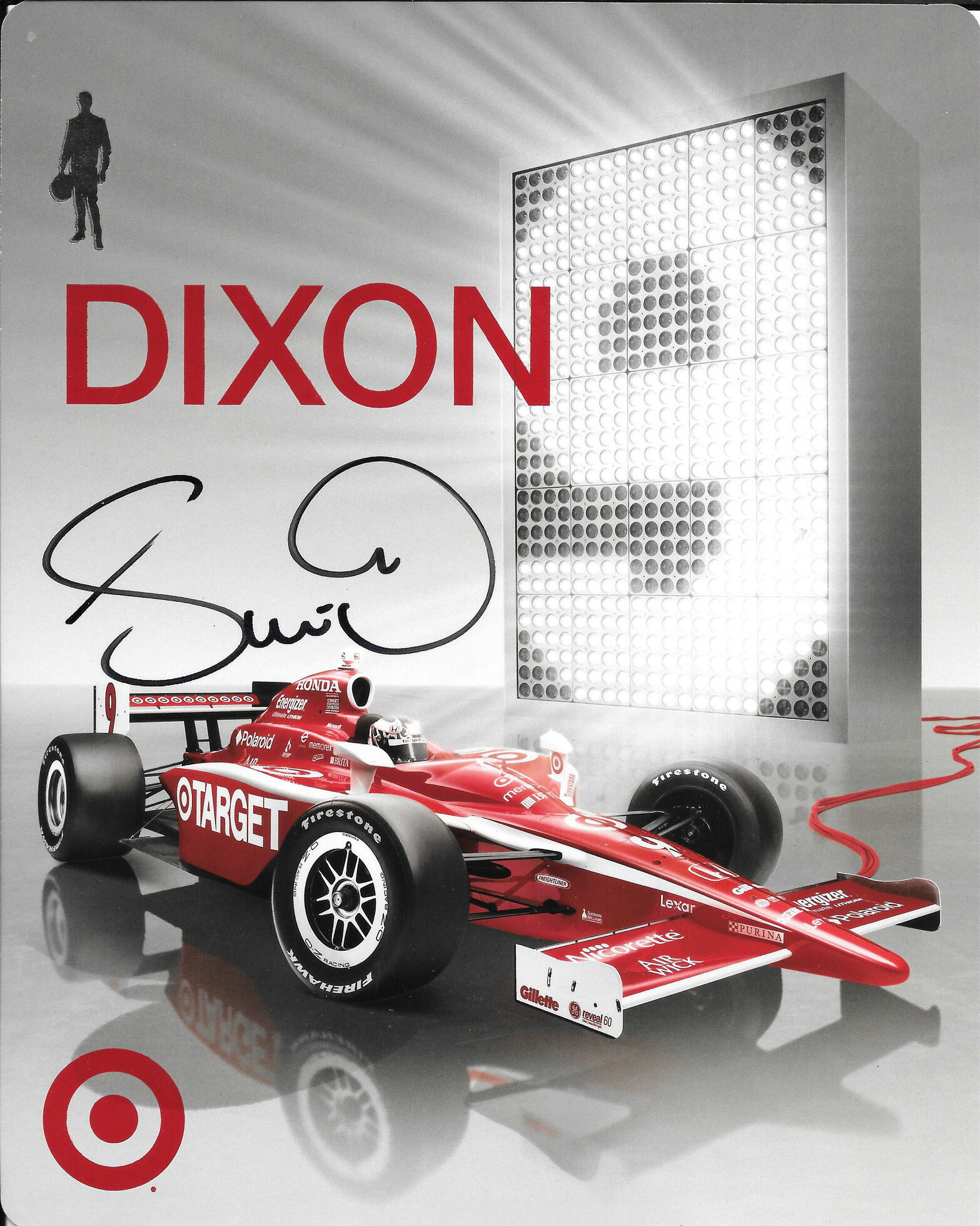 Scott Dixon Indianapolis Indy 500 Signed Car Promo Card Autographed